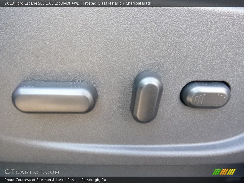 Frosted Glass Metallic / Charcoal Black 2013 Ford Escape SEL 1.6L EcoBoost 4WD