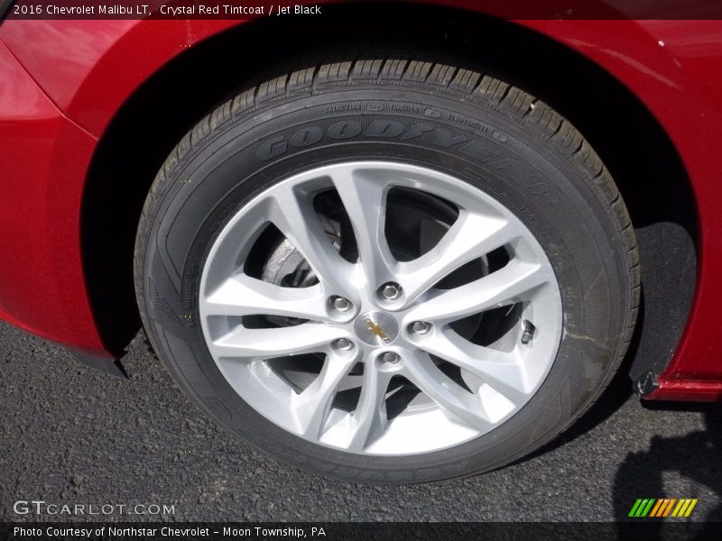 Crystal Red Tintcoat / Jet Black 2016 Chevrolet Malibu LT