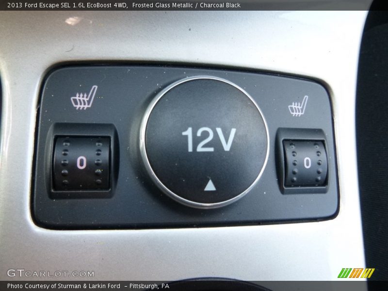 Frosted Glass Metallic / Charcoal Black 2013 Ford Escape SEL 1.6L EcoBoost 4WD