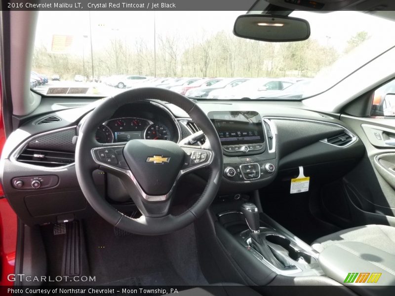 Crystal Red Tintcoat / Jet Black 2016 Chevrolet Malibu LT