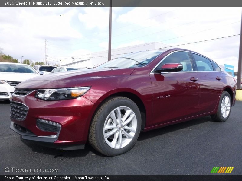 Butte Red Metallic / Jet Black 2016 Chevrolet Malibu LT
