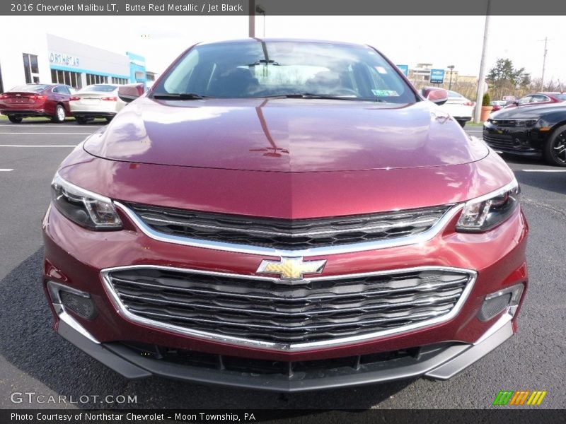 Butte Red Metallic / Jet Black 2016 Chevrolet Malibu LT