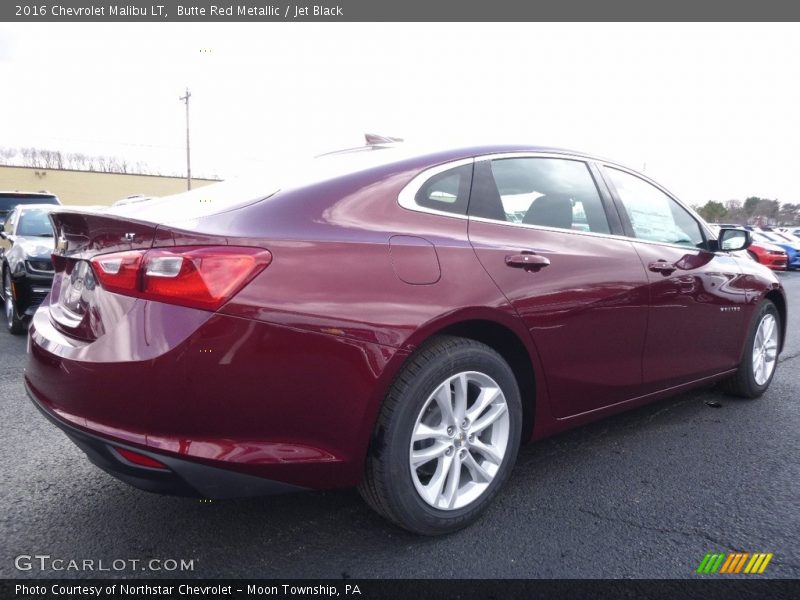 Butte Red Metallic / Jet Black 2016 Chevrolet Malibu LT