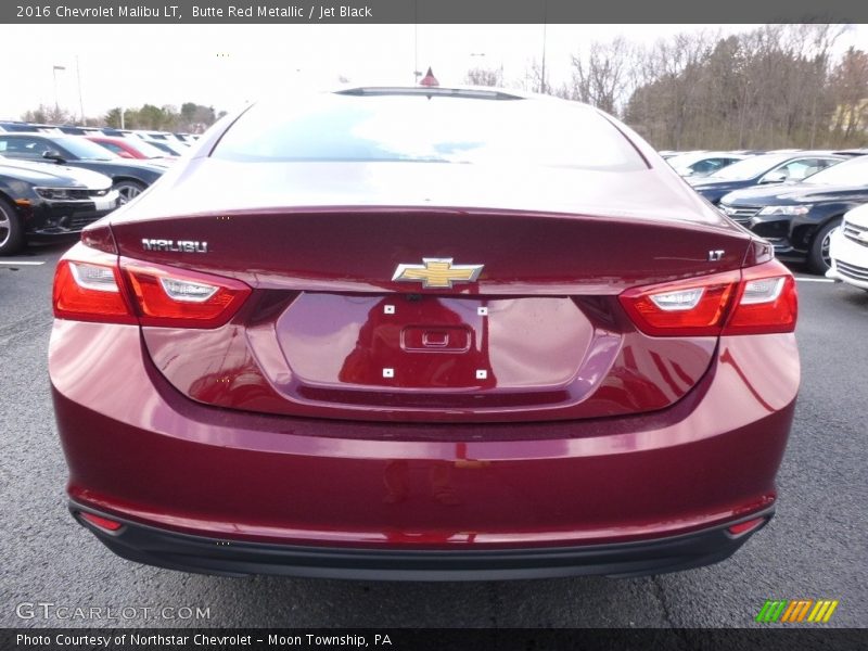 Butte Red Metallic / Jet Black 2016 Chevrolet Malibu LT