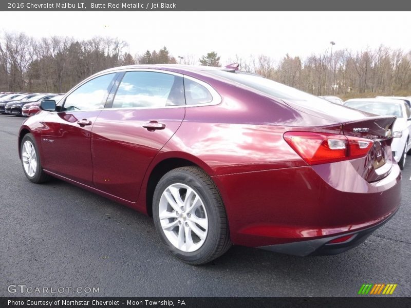 Butte Red Metallic / Jet Black 2016 Chevrolet Malibu LT
