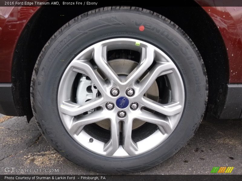Bronze Fire / Ebony 2016 Ford Edge Titanium AWD