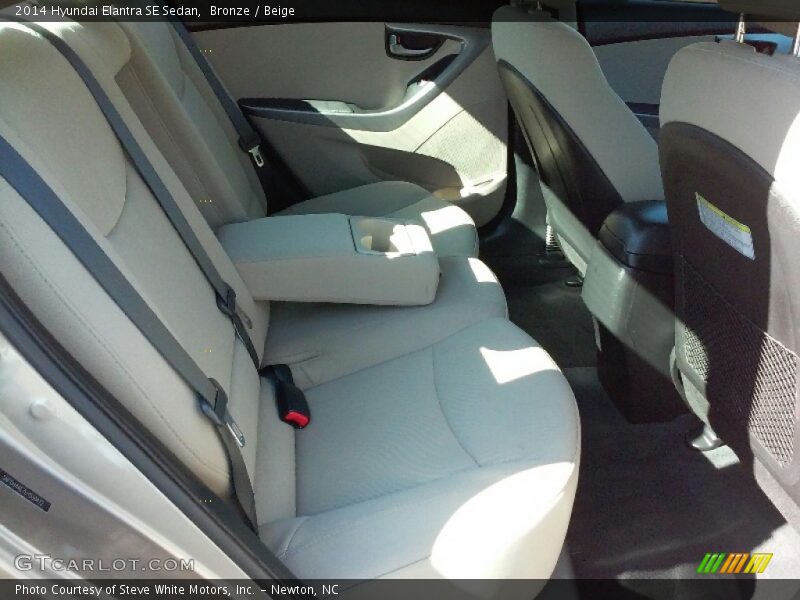 Bronze / Beige 2014 Hyundai Elantra SE Sedan