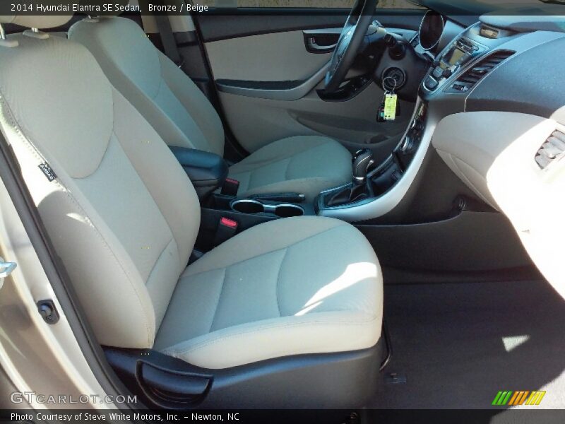 Bronze / Beige 2014 Hyundai Elantra SE Sedan