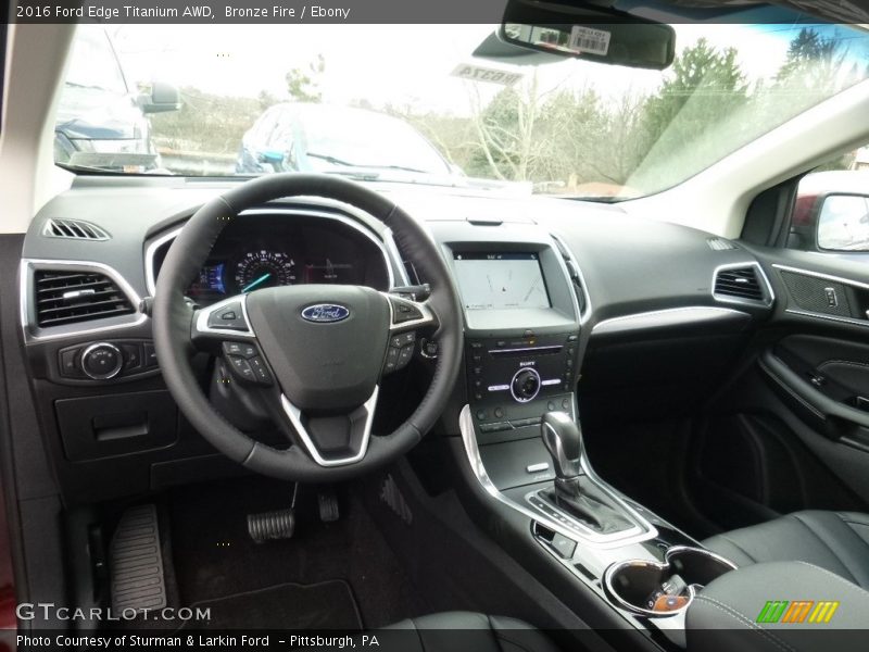 Bronze Fire / Ebony 2016 Ford Edge Titanium AWD