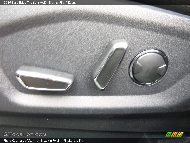 Bronze Fire / Ebony 2016 Ford Edge Titanium AWD