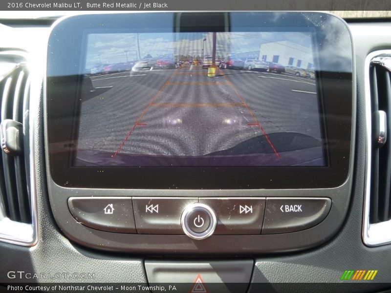 Butte Red Metallic / Jet Black 2016 Chevrolet Malibu LT