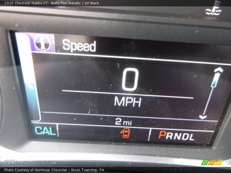 Butte Red Metallic / Jet Black 2016 Chevrolet Malibu LT