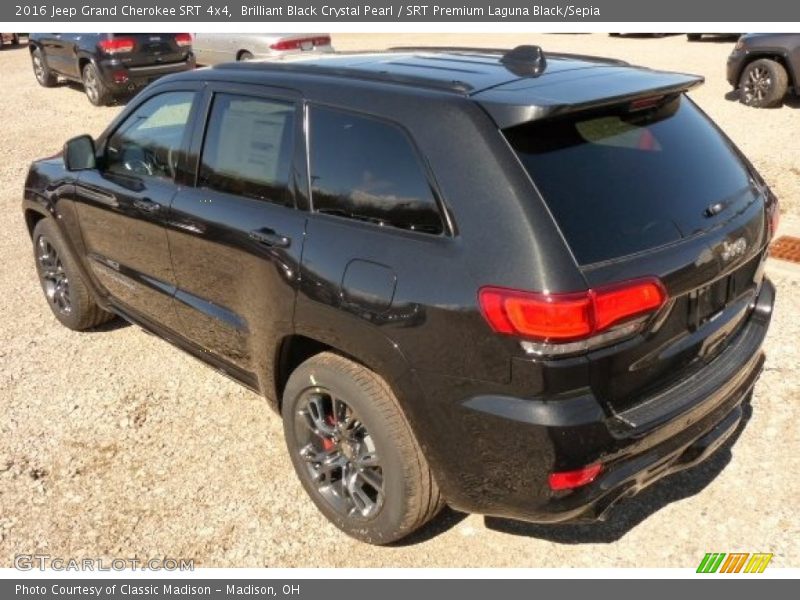  2016 Grand Cherokee SRT 4x4 Brilliant Black Crystal Pearl