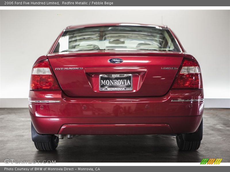 Redfire Metallic / Pebble Beige 2006 Ford Five Hundred Limited