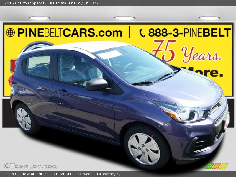 Kalamata Metallic / Jet Black 2016 Chevrolet Spark LS