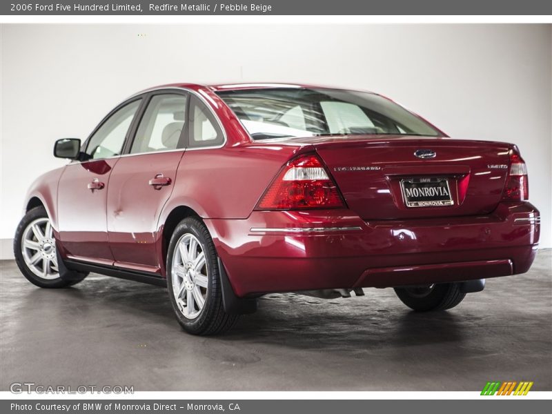 Redfire Metallic / Pebble Beige 2006 Ford Five Hundred Limited