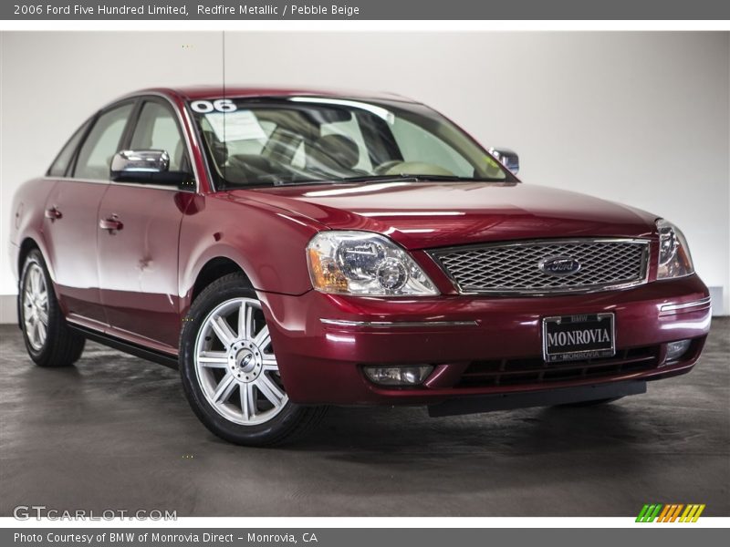 Redfire Metallic / Pebble Beige 2006 Ford Five Hundred Limited