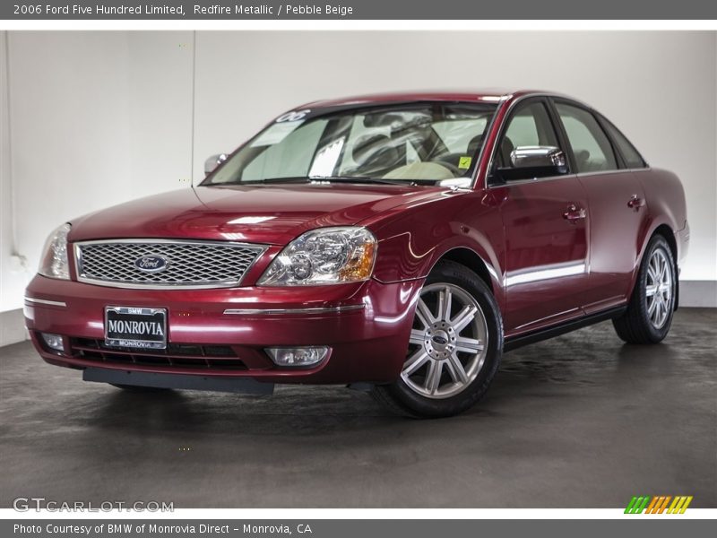 Redfire Metallic / Pebble Beige 2006 Ford Five Hundred Limited