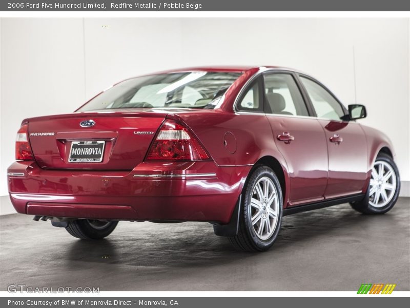 Redfire Metallic / Pebble Beige 2006 Ford Five Hundred Limited