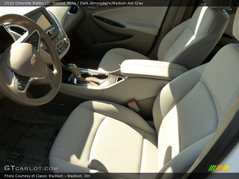 Summit White / Dark Atmosphere/Medium Ash Gray 2016 Chevrolet Malibu LT