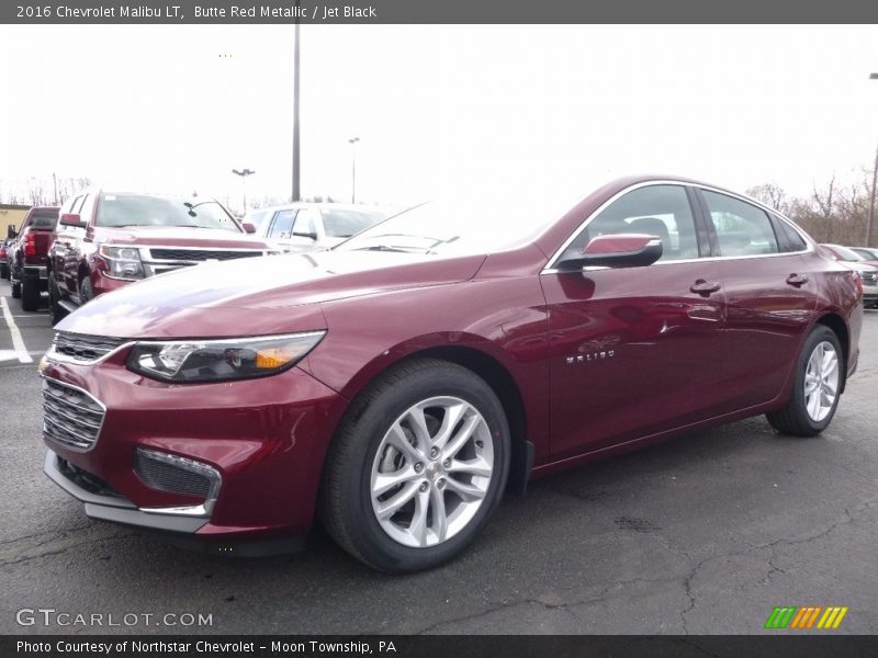 Butte Red Metallic / Jet Black 2016 Chevrolet Malibu LT