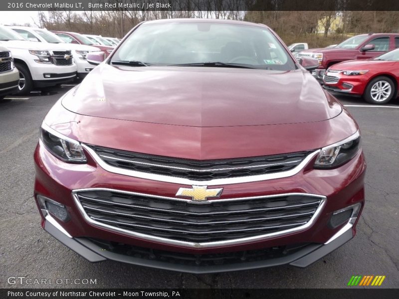 Butte Red Metallic / Jet Black 2016 Chevrolet Malibu LT