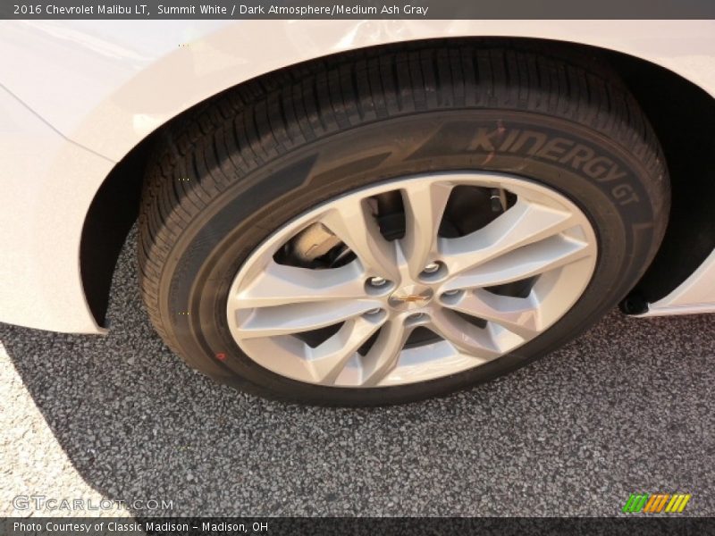 Summit White / Dark Atmosphere/Medium Ash Gray 2016 Chevrolet Malibu LT