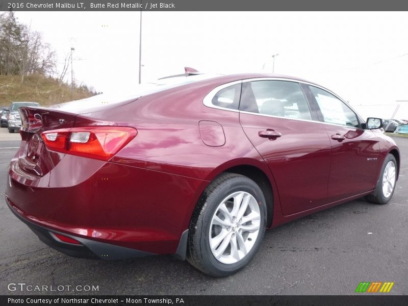 Butte Red Metallic / Jet Black 2016 Chevrolet Malibu LT