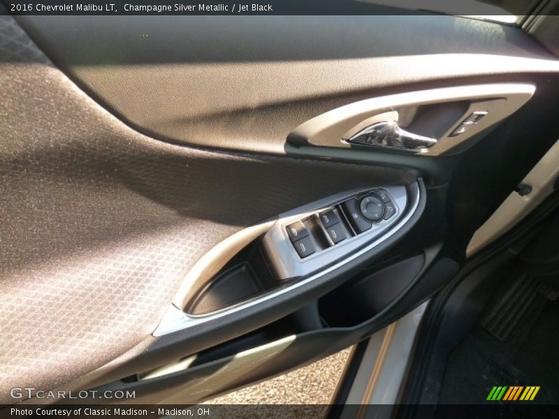 Champagne Silver Metallic / Jet Black 2016 Chevrolet Malibu LT