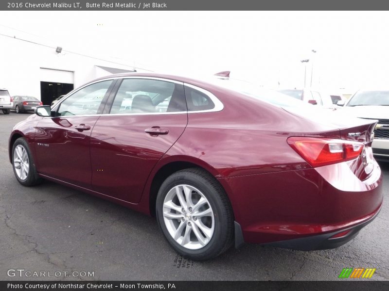 Butte Red Metallic / Jet Black 2016 Chevrolet Malibu LT