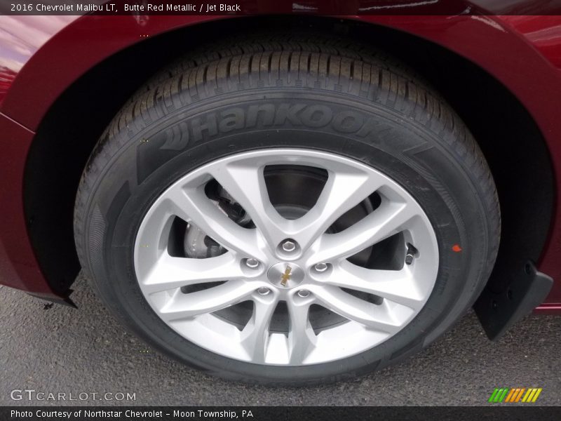 Butte Red Metallic / Jet Black 2016 Chevrolet Malibu LT