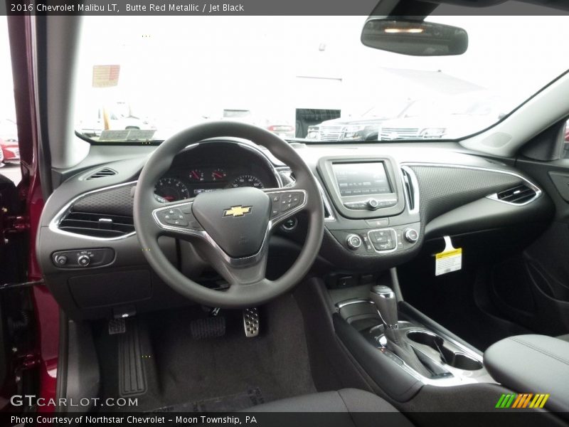 Butte Red Metallic / Jet Black 2016 Chevrolet Malibu LT
