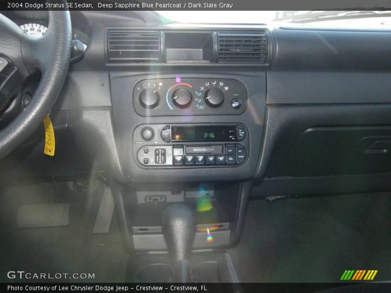 Deep Sapphire Blue Pearlcoat / Dark Slate Gray 2004 Dodge Stratus SE Sedan