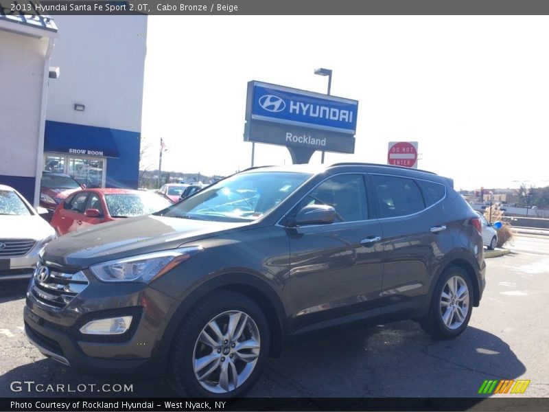 Cabo Bronze / Beige 2013 Hyundai Santa Fe Sport 2.0T