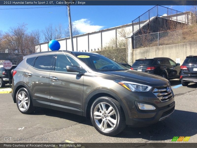 Cabo Bronze / Beige 2013 Hyundai Santa Fe Sport 2.0T