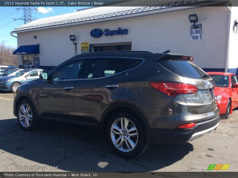 Cabo Bronze / Beige 2013 Hyundai Santa Fe Sport 2.0T