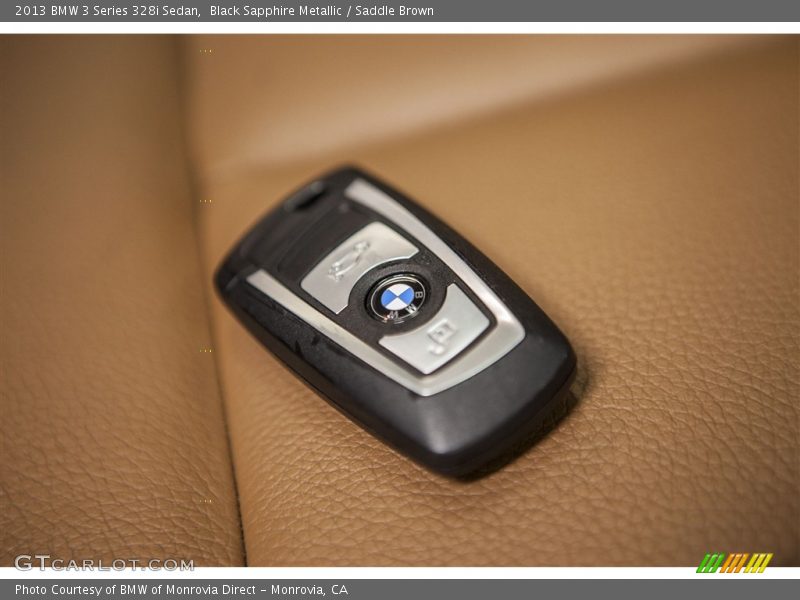 Black Sapphire Metallic / Saddle Brown 2013 BMW 3 Series 328i Sedan