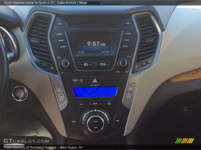 Cabo Bronze / Beige 2013 Hyundai Santa Fe Sport 2.0T
