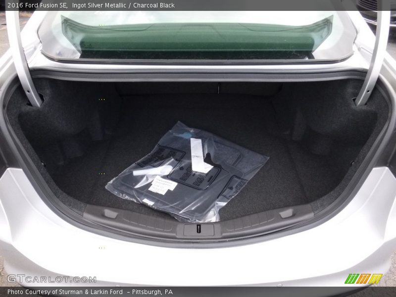 Ingot Silver Metallic / Charcoal Black 2016 Ford Fusion SE