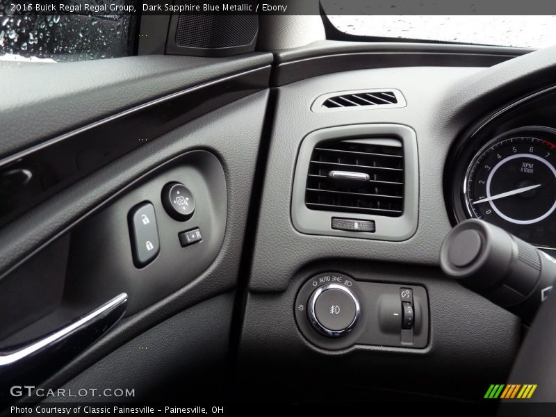 Dark Sapphire Blue Metallic / Ebony 2016 Buick Regal Regal Group
