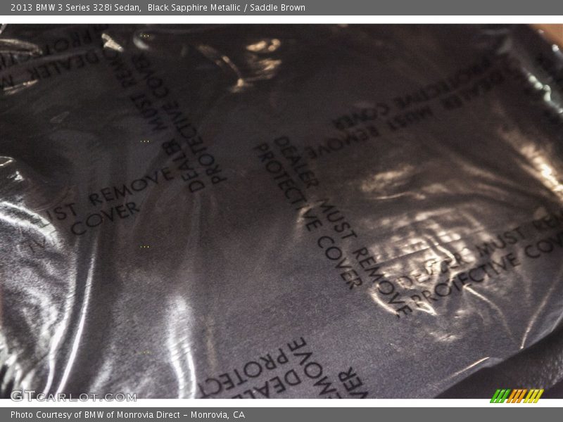 Black Sapphire Metallic / Saddle Brown 2013 BMW 3 Series 328i Sedan