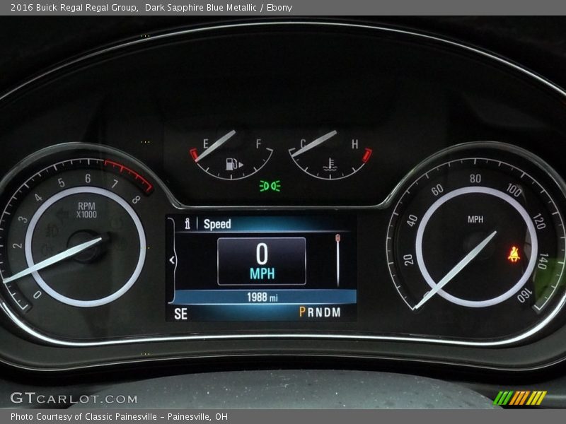 Dark Sapphire Blue Metallic / Ebony 2016 Buick Regal Regal Group