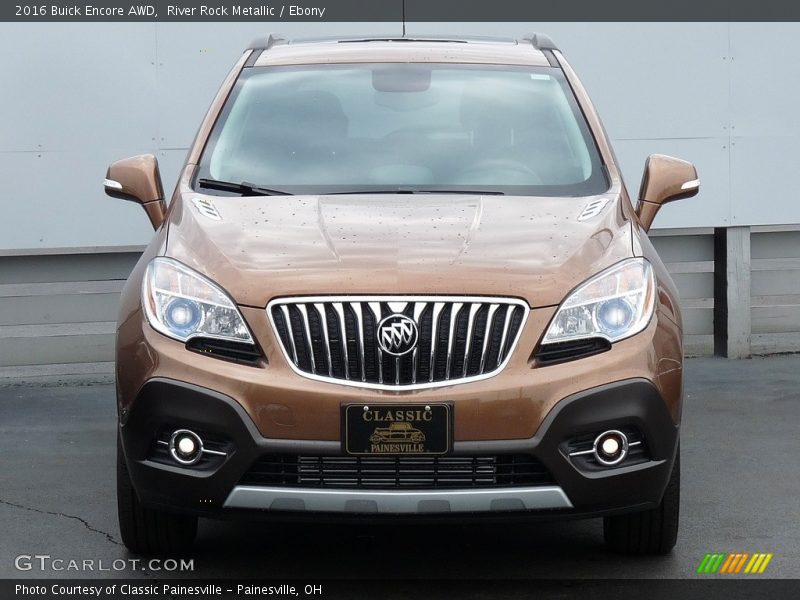 River Rock Metallic / Ebony 2016 Buick Encore AWD