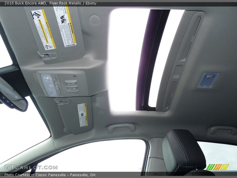 River Rock Metallic / Ebony 2016 Buick Encore AWD