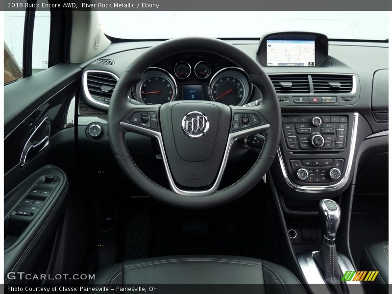River Rock Metallic / Ebony 2016 Buick Encore AWD