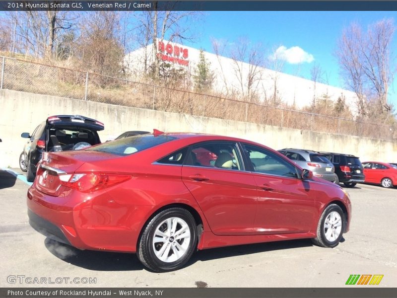 Venetian Red / Camel 2014 Hyundai Sonata GLS