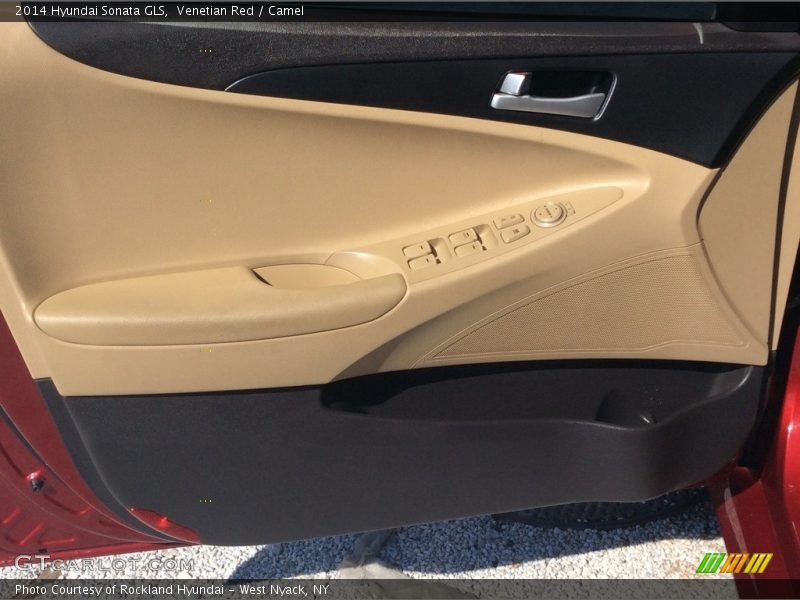 Venetian Red / Camel 2014 Hyundai Sonata GLS