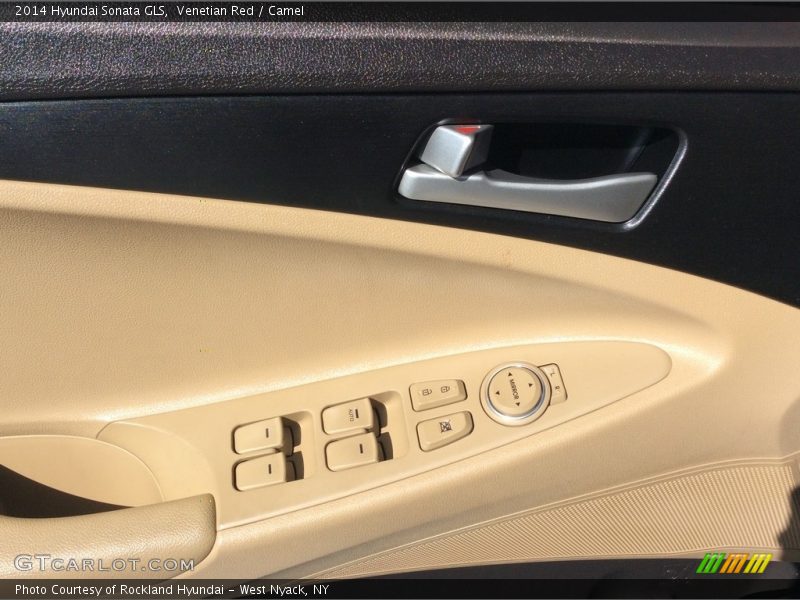 Venetian Red / Camel 2014 Hyundai Sonata GLS