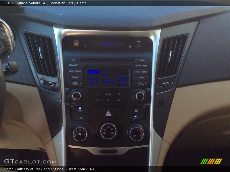 Venetian Red / Camel 2014 Hyundai Sonata GLS