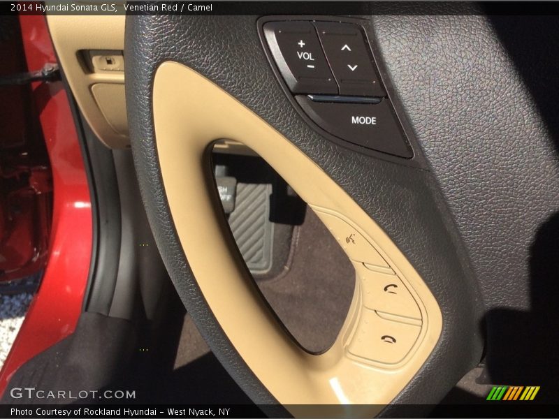 Venetian Red / Camel 2014 Hyundai Sonata GLS